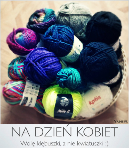 kłębek zamiast kwiatka